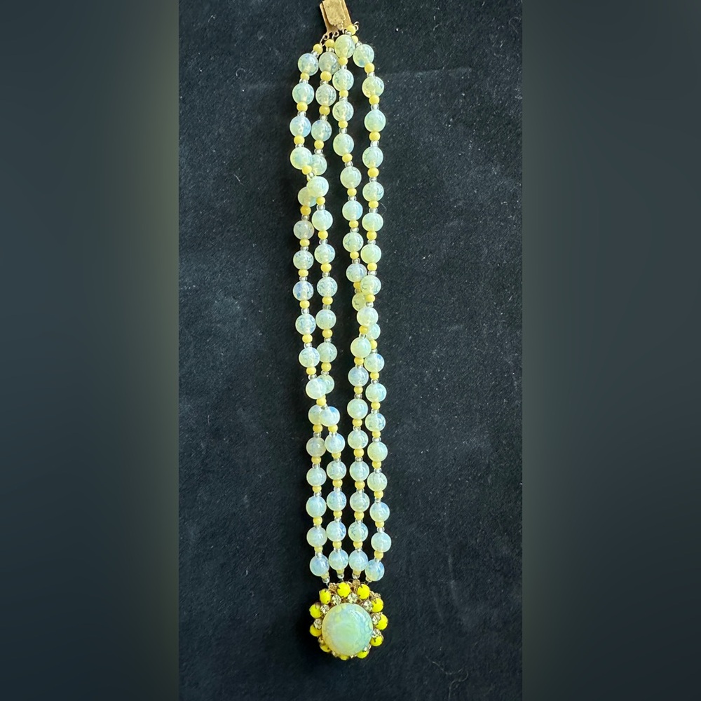 Vintage Mariam Haskell beaded bracelet